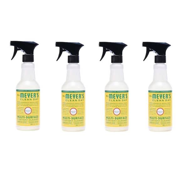 Mrs. Meyer's Clean Day 16 oz. Honeysuckle Multi-Surface Everyday Cleaner (4-Pack)