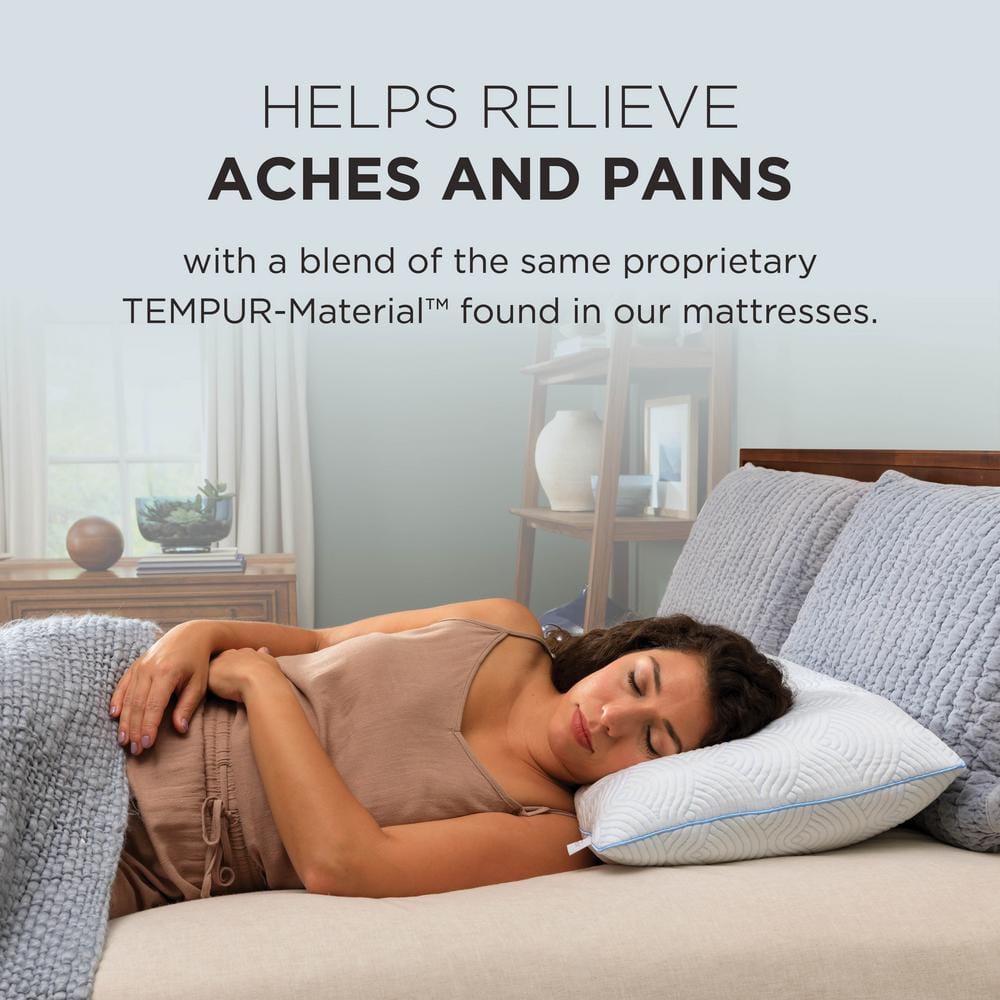King White Memory Foam Adjustable Cooling Pillow