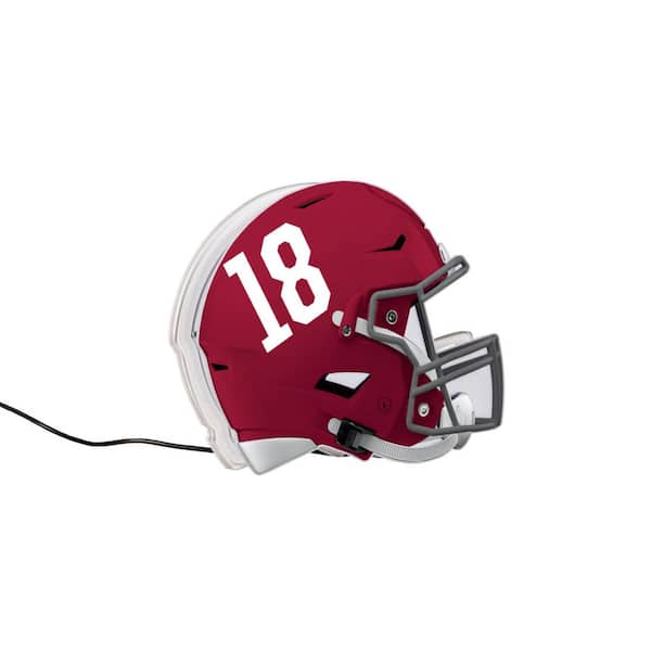 Evergreen University of Alabama Red NCAA Helmet Desklite LED Decor