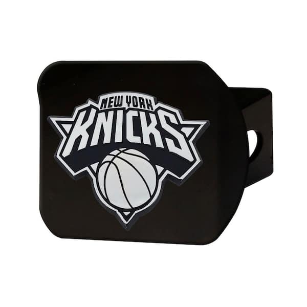 FANMATS NBA New York Knicks Class III Black Hitch Cover with Chrome Emblem