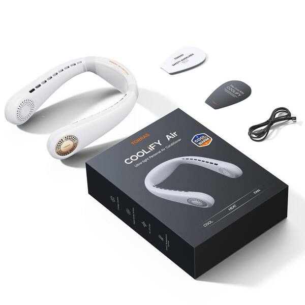 COOLIFY WEARABLE AIR CONDITIONER 首かけ扇風機 Torras COOLIFY Portable Neck Fan And Wearable Air