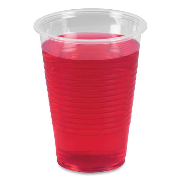 9 oz. PolypropyleneTranslucent Plastic Cold Cups (100/Bag, 25 Bags/Carton)