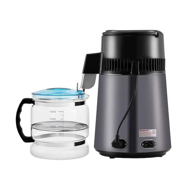 1.05 gal. Home Water Distiller-750W Stainless Steel Clean Water Purifier (Gray)