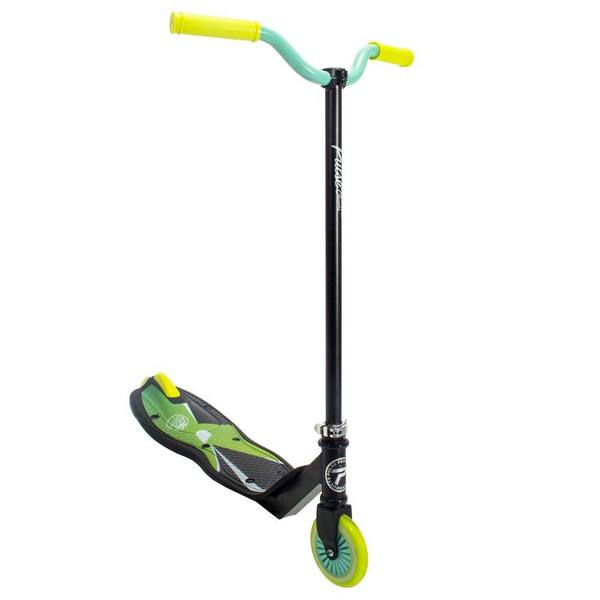 Pulse Performance Products California Cruiser Scooter in Black and Electric Green