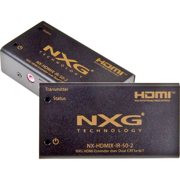 NXG HDMI Extender 165 ft. Over Dual CAT5e/6 with IR 1080p-DISCONTINUED