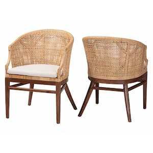 Lumajang Light Honey Rattan Dining Chair (Set of 2)