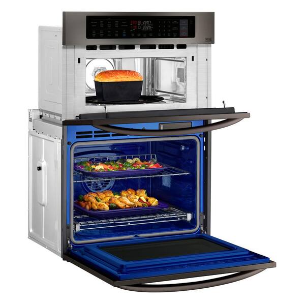 Lg Electronics 30 In Combination Double Electric Smart Wall Oven W Convection Easyclean Built Microwave Black Stainless Steel Lwc3063bd The Home Depot Lg Electronics 30 In Combination Double Electric Smart Wall Oven W Convection Easyclean Built Microwave Black Stainless Steel Lwc3063bd The Home Depot