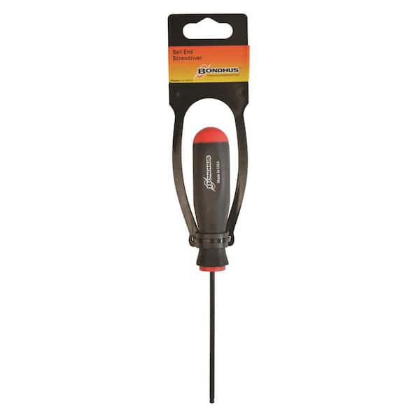 Bondhus 1.5 mm x 2.6 in. Ball End Hex Drive Screwdriver with ProGuard Finish, Tagged and Barcoded