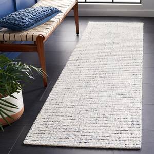 Abstract Gray/Ivory 2 ft. x 6 ft. Speckled Runner Rug