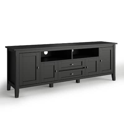 Black Tv Stands Living Room Furniture The Home Depot