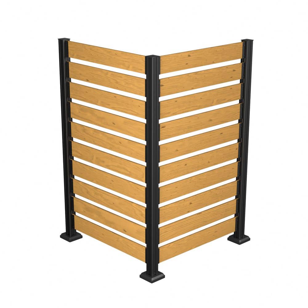 5 ft. x 6.5 ft. (2-Panels) Outdoor Fir Wood Flat Top Privacy Fence Screen with Metal Stakes for Soft and Hard Ground price history on PriceWatchPro