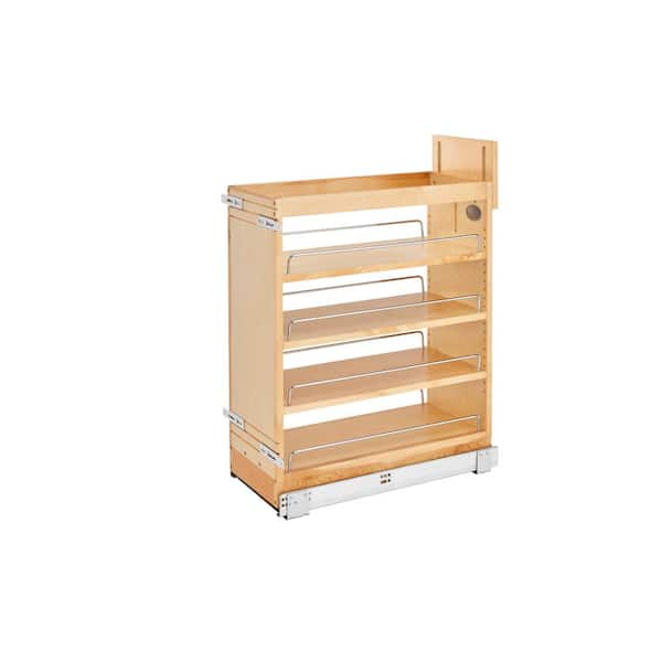 Rev-A-Shelf 25.5 in. H x 9.5 in. W x 21.62 in. D Pull-Out Wood Base Cabinet Organizer with Soft-Close Slides