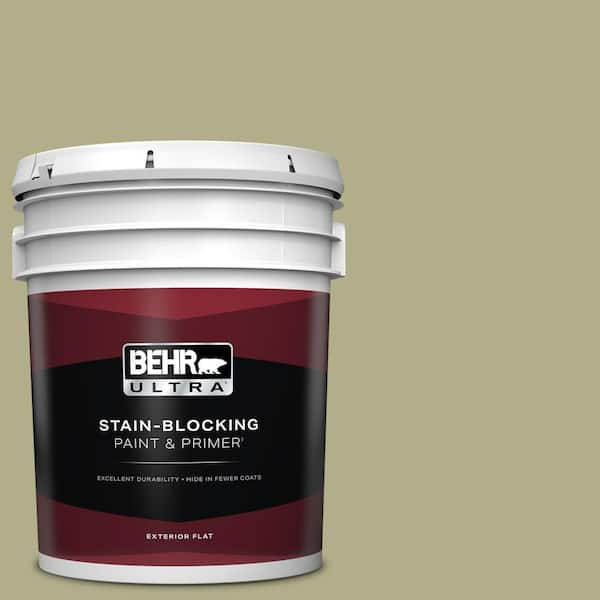 BEHR ULTRA 5 gal. #PPU9-21 Sanctuary Flat Exterior Paint & Primer