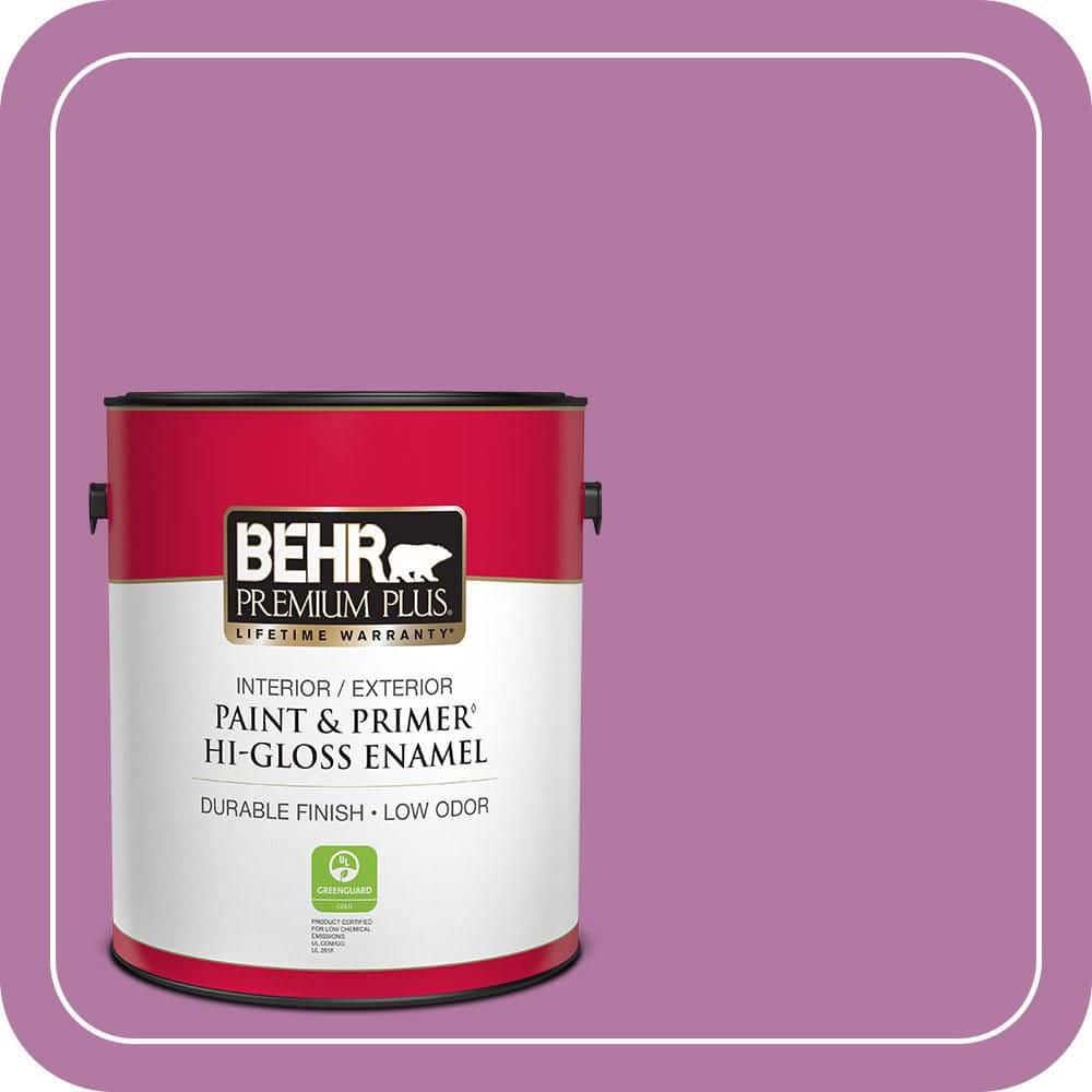 1 gal. Home Decorators Collection #HDC-SP16-11 Cactus Flower Hi-Gloss Enamel Interior/Exterior Paint & Primer price history on PriceWatchPro