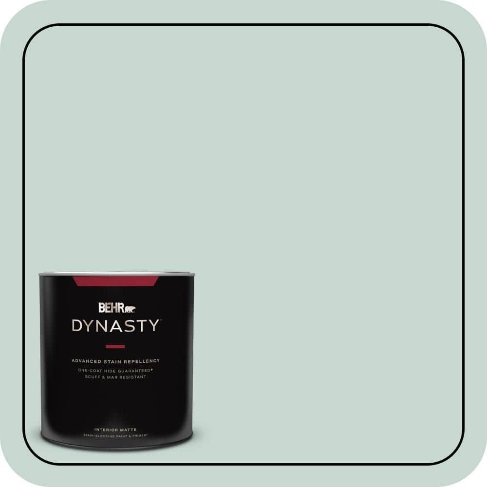 1 qt. #480E-2 Tide Pools Matte Interior Stain-Blocking Paint & Primer price history on PriceWatchPro