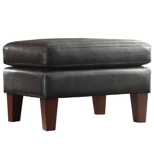 HomeSullivan Durham Dark Brown Accent Ottoman