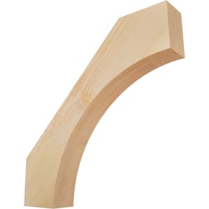 4''W x 24''D x 24''H Westlake Rough Sawn Knee Brace, Douglas Fir
