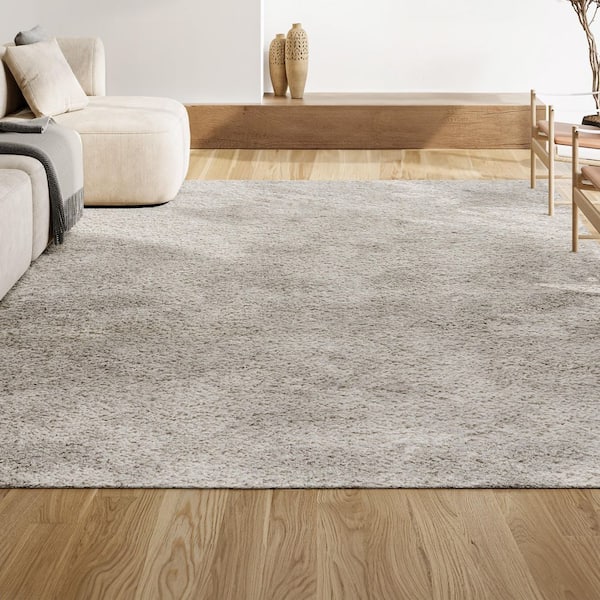 クリーム色 羊毛ラグ 約190cm x 80cm JONATHAN Y Mercer Shag Plush Cream 4 ft. x 6 ft. Area Rug MCR106D