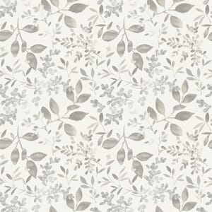Tinker Grey Woodland Botanical Wallpaper Sample