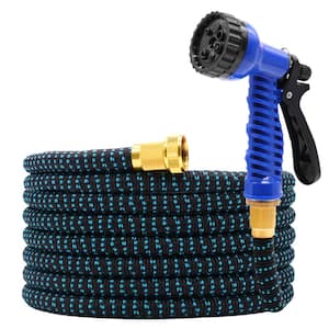 Expandable Garden Hose 3/4 in. x 50 ft. with 7 Function Spray Nozzle Magic Hose
