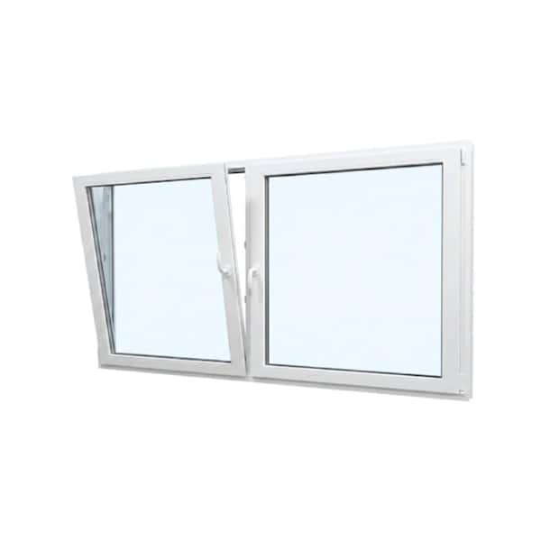 Avora Doors and Windows 72 in. x 48 in. Elite Triple Pane White