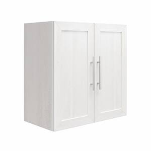 Camberly 24 in H x 24 in W x 12 in D Engineered Wood Framed Wall Cabinet in Ivory Oak