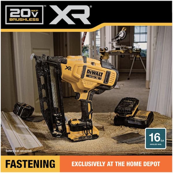 Home Depot Dewalt 18 Gauge Nailer 20v Home Depot Dcn680b Tool Only