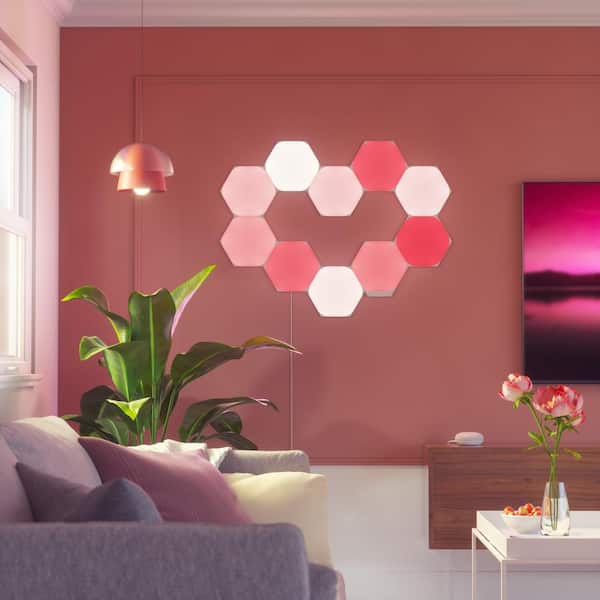 Nanoleaf Shapes-Hexagons Expansion Pack NL42-0001HX-3PK - The Home