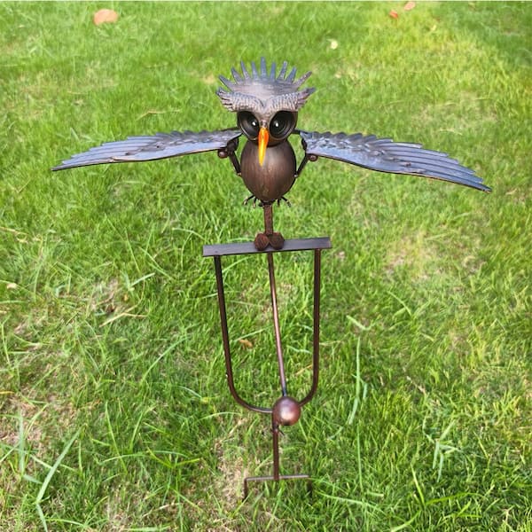 Watnature 29. 5 in. Metal Eagles for Outside Decor-Large