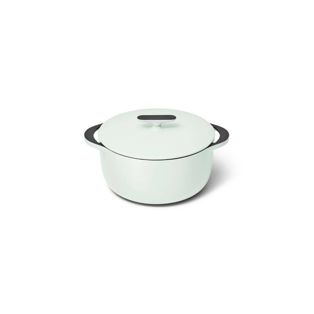 Light Mist Enameled Cast Iron Dutch Oven with Lid