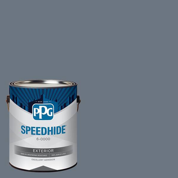 SPEEDHIDE 1 gal. PPG1041-6 Sheffield Gray Flat Exterior Paint