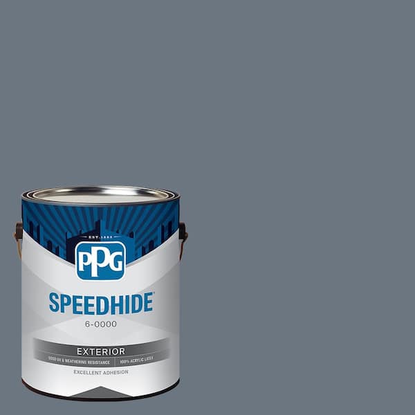 SPEEDHIDE 1 gal. PPG1041-6 Sheffield Gray Semi-Gloss Exterior Paint