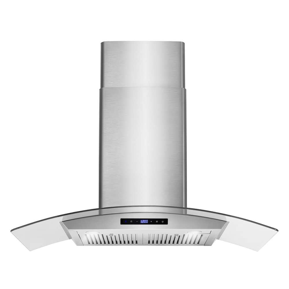 36 in. Vista Collection 380 CFM Ducted Wall Mount Range Hood, Touch Controls, LED Lights, Stainless Steel
