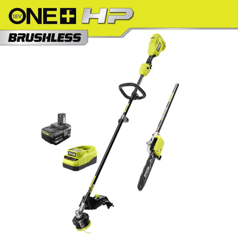 RYOBI ONE+ HP 18V Brushless 15 in. Attachment Capable String