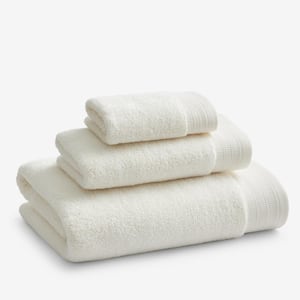 Company Cotton Plush Spa Solid Cream Cotton Single Bath Towel
