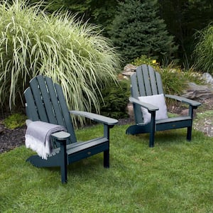 Classic Westport Federal Blue Recycled Plastic Set of 2 Adirondack Chair