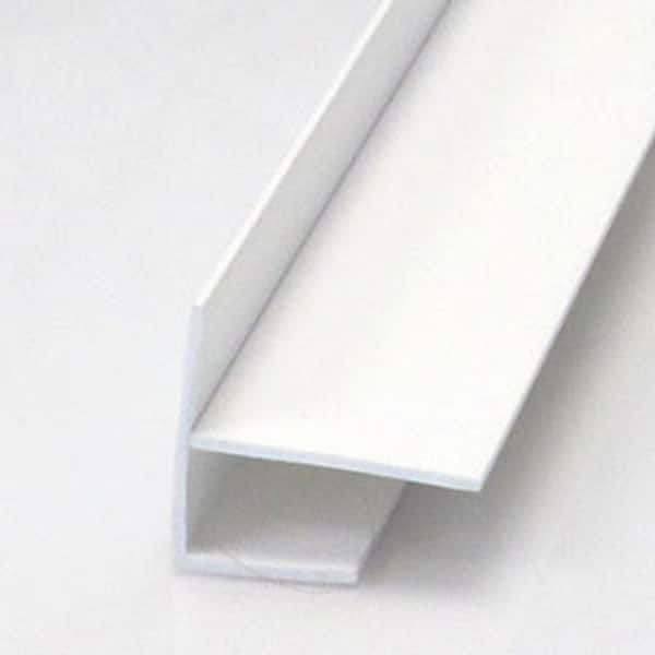 1 n. H x 1 in. W x 10 ft L PVC F-Style Outside Corner Trim