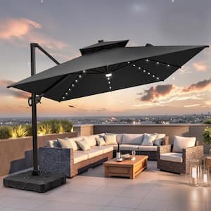 best fiberglass patio umbrella Kingdom Double-Sided Patio with Base Teal Blue or commercial outdoor seating Galtech 736 9' Auto-Tilt Umbrella