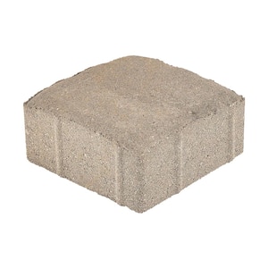 Plaza Square 5.5 in. L x 5.5 in. W x 2.36 in. H 3-Tone Brown Concrete Paver (480-Pieces/100 sq. ft./ Pallet)