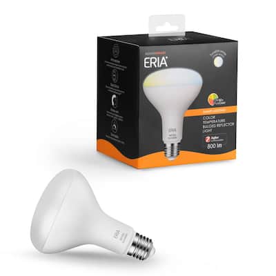ERIA Tunable White 65-Watt Equivalent BR30 Dimmable CRI 90+ Wireless Smart LED Light Bulb