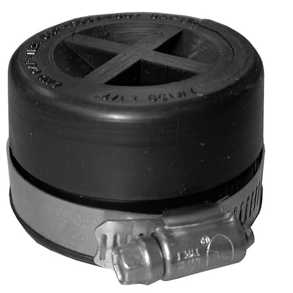 JONES STEPHENS 3 in. Flexible PVC Standard Test Cap for Cast Iron and Plastic Pipe