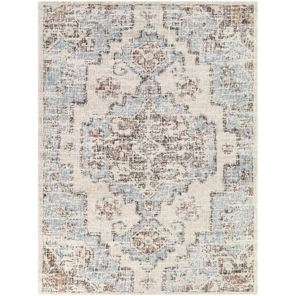 Wolcott Blue 7 ft. 10 in. x 10 ft. Oriental Area Rug