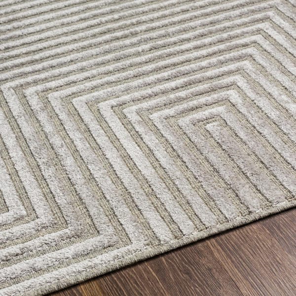 Artistic Weavers Stanley Tan/Cream 9 ft. x 12 ft. Indoor Area Rug