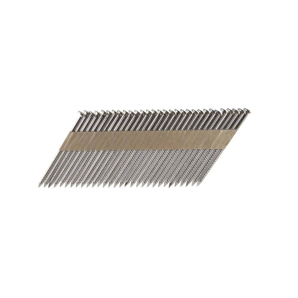 New 1000 Piece 3 1/4" X.131 Framing Nails Paper Strip Hot Dipped Smooth Shank