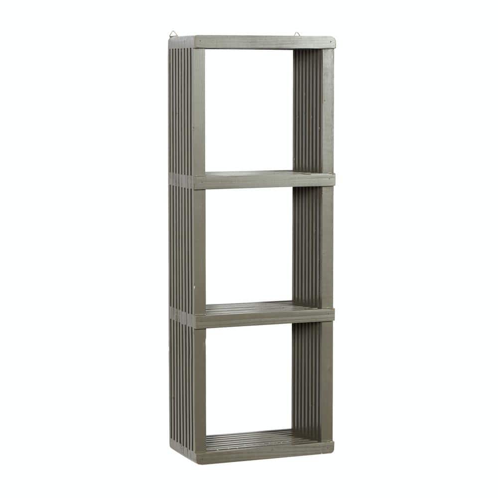 Gold Round 2 Shelves Metal Wall Shelf