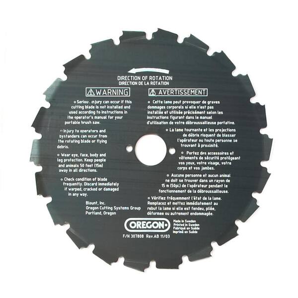 Oregon Brush Cutter Blade for Straight Shaft Trimmers, 22Tooth, 8 in