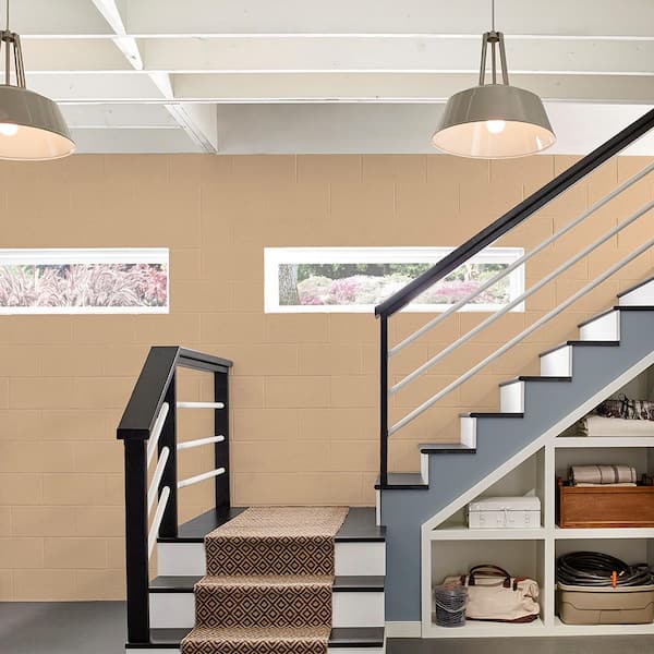 5 gal. #876 Basement Gray Flat Interior/Exterior Dry Plus Basement & Masonry Waterproofer