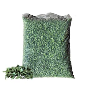 Green Rubber Playground and Landscape Mulch, 1.5 CF Bag ( 11.2 Gallons/42.3 Liters)