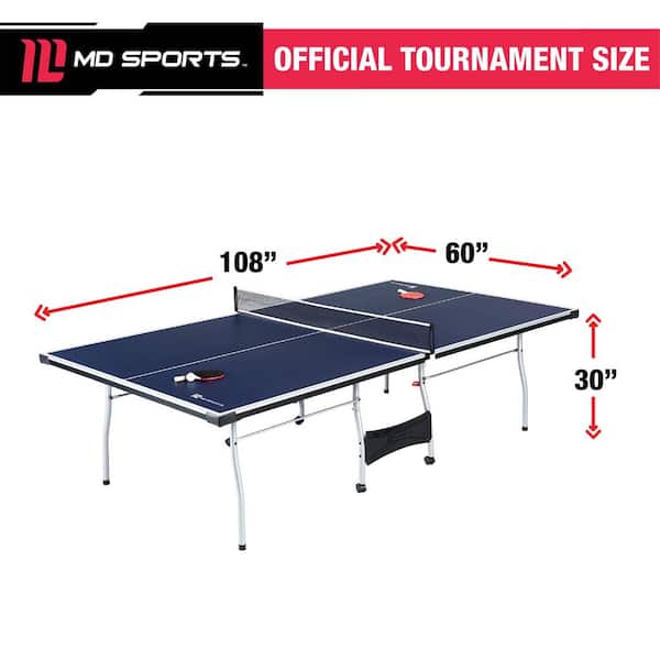 Overeenkomend hoe te gebruiken combineren MD Sports Official Tournament Size 4-Piece Table Tennis Table-TTT415_027M -  The Home Depot