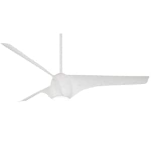 Airwave 65 in. Indoor Sterling Maple Propeller Ceiling Fan with Warm White Integrated LED with Remote Included